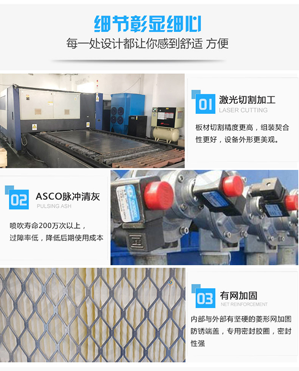 沉流式脈沖濾筒除塵器(圖3)